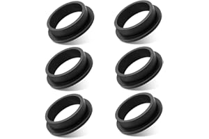 Wanfoou 6 Pcs Pool Sand Filter Pump Seal, O-Ring Gasket Replacement, Black, Rubber, O-Ring, Replaces Pool Pump Parts 11412