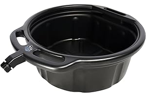 HKTE TOOLS&EQUIPMENT HKTE 16L (4.2 Gallon) HDPE Oil Drain Pan, Large Capacity,High-Density Polyethylene, Anti-Splash
