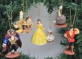 Disney's 'Beauty and the Beast' Holiday Ornament Set- (6) PVC Figure Ornaments Included - Limited Availability