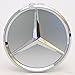 Mercedes Benz Wheel Center Caps - Silver - Set of 4 Raised Chrome Star - 75mm/ 3 Inch - Mercedes Benz Wheel Caps – Mercedes Center Caps - Mercedes Wheel Caps - Mercedes Benz Center Wheel Caps