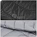 egoz Almond Mummy Sleeping Bag Easy to Carry Black Warm Adult Outdoor Sports Camping Hiking with Carry Bag Lightweight Comfortable (Black)