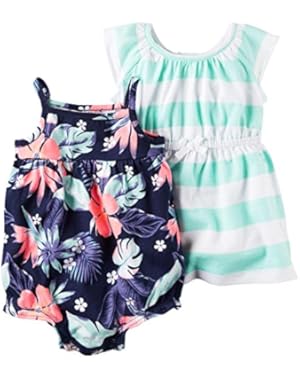 Carter's Baby Girls 2 Pk 121h340, Floral, NB