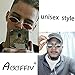 AOOFFIV Vintage Slender Oval Sunglasses Small Metal Frame Candy Colors