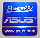 Powered by ASUS Metal Badge 20x 20mm [896]