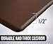 GORILLA GRIP Original Premium Anti-Fatigue Comfort Mat, Phthalate Free, Ergonomically Engineered, Extra Support and Thick, Kitchen and Office Standing Desk, 32x20x0.5, Brown