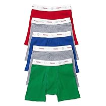 HANES Toddler Boys Assorted Boxer Briefs - 5 Pack - TB74P5 - Assorted, 2T/3T