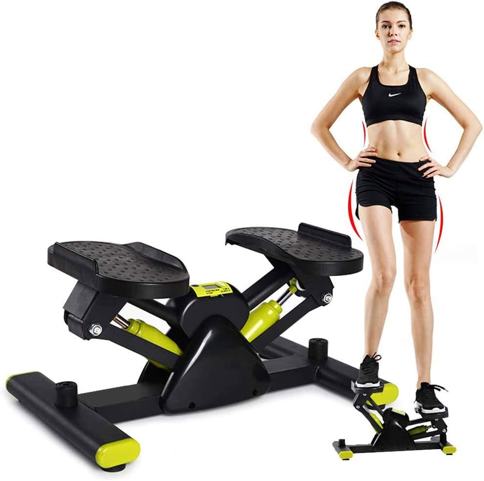 Stepper,Mini Stepper Fitness & Elliptique Avec écran LCD