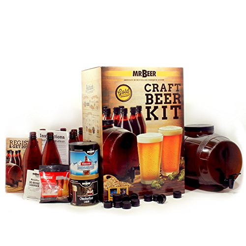 get list of amazon products that are Home Brewing Starter Sets, under $50, for men