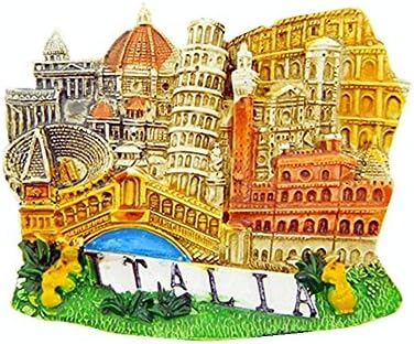 Ximalaya Italy Resin Fridge Magnet, Country Travel Refrigerator Magnets, Home Decor Creative Souvenir