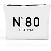FBCCZEY Funny 80th Birthday Gifts for Women Makeup Bag, Happy Anniversary 80th Birthday Party Decorations Makeup Pouch, 80 Year Old Birthday Gifts for Women Ideas Cosmetic Bag