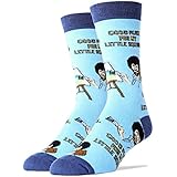 Oooh Yeah Socks Mens Crew Bob Ross Little Squirrel Large