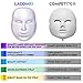 Lacomri 7 Color LED Light Therapy Acne Mask - LED Mask Skin Rejuvenation - Anti Aging - Reduce Wrinkles - Red Light Treatment - Photon Lights - Korean Skin - Home And Professional Facial Beauty Device