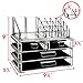 Acrylic Vanity Makeup Cosmetic Organizer -16 slot 4 box drawer storage organizers for make up brushes