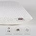 BELLLAND Adjustable Bed Pillows for Sleeping & Reading, Side Back Stomach Sleeper Pillow with Shredded Memory Foam My Neck Pain Relief Hypoallergenic Bamboo Cover, Queen Size