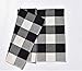 Ecoshome Cotton Bath Runner Checkered Plaid Area Rug Door Mat for Entry Way Washable Carpet for Kitchen (24