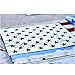 3 Pack American Flag 50 Star Stencil Template, Reusable for Painting on Wood, Fabric, Wall, Airbrush, 3 Sizes