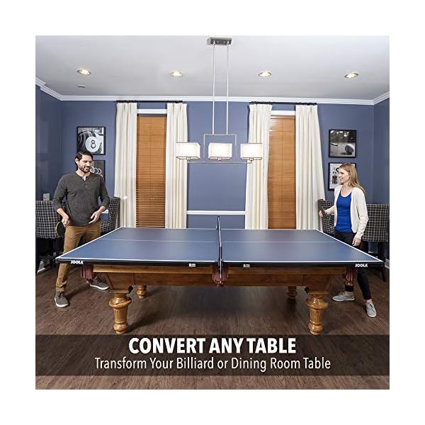 JOOLA Conversion Table Tennis Top with Metal Apron, Foam Backing and