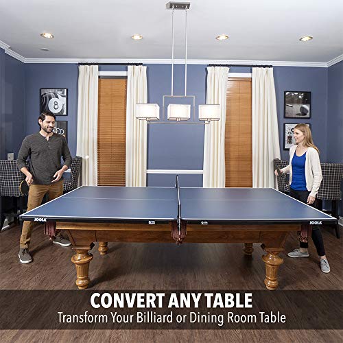 JOOLA Conversion Table Tennis Top with Metal Apron, Foam Backing and