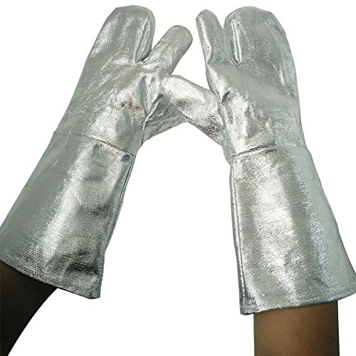 38cm High Temp(5001000 centigrade) Heat Resistant Aluminized Welding