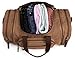 Kenox Oversized Canvas Travel Tote Luggage Weekend Duffel Bag (Coffee)