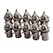 Conwork 10-Pack BNC Female Nut Bulkhead Solder RF Connector Adapters