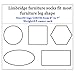 LimBridge 24pcs Chair Socks, Fit Girth from 2
