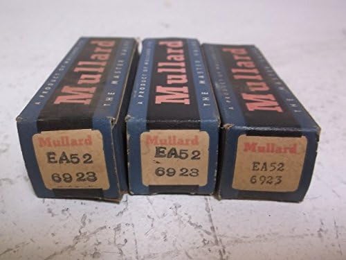 LOT OF 3 MULLARD EA52 6923 VINTAGE TUBESNEW IN BOX
