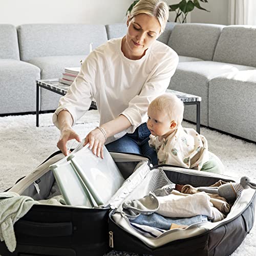 Stokke Flexi Bath XLarge, Transparent Green Spacious Foldable Baby