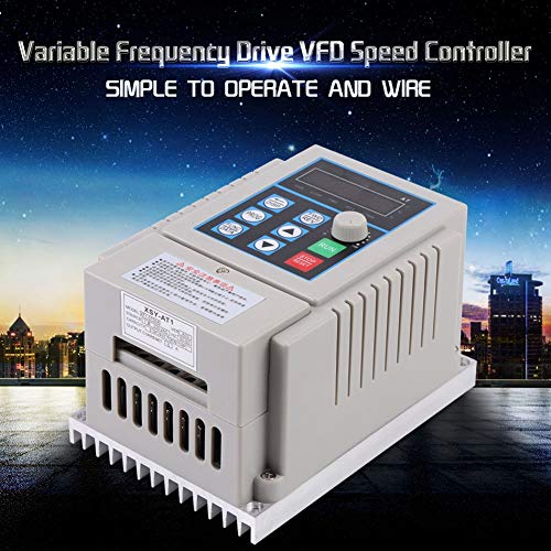 Variable Frequency Drive Single Phrase VFD Speed Controller Inverter AC 220V 0.75kW