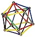 Magz-X64 Magnetic Building set consisting of 16 X pieces, 16 Bars and 32 Steel Balls
