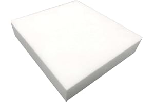 FoamTouch Upholstery Foam Cushion High Density 2" Height x 18" Width x 18" Length Made in USA