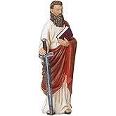 Roman Giftware Inc., Patrons & Protectors, 4" H ST Paul Figure,Religious, Inspirational, Durable (1x1x4)