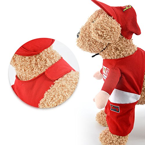Alfie Pet by Petoga Couture - Kade the Formula One Racer for Party Halloween Special Events Costume - Image 8