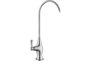 Kablle Drinking Water Faucet for Kitchen Sink, Reverse Osmosis Water Filtration Faucet for Bar Sink, Brushed Nickel and Stainless Steel, B08