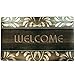 Amagabeli Rubber Welcome Door Mat for Front Door Entry Way No Slip Floor Rug for Indoor Home Decor Entrance Low Profile Carpet for Inside Patio 18
