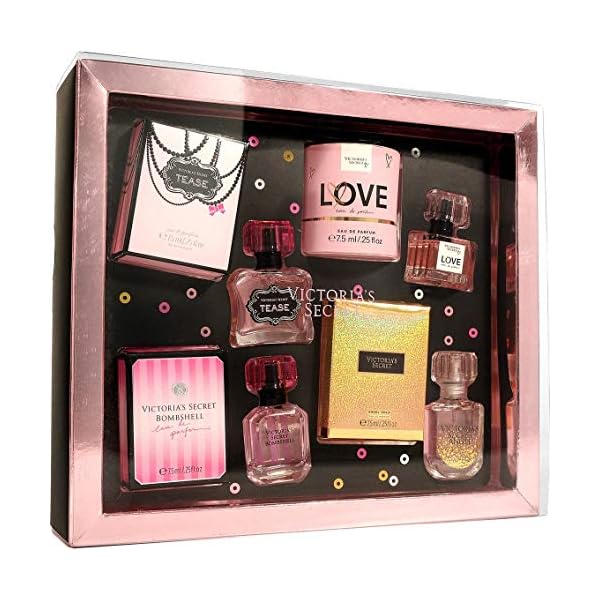 Victoria's Secret Eau de Parfum 4pc Set - Bombshell, Love, Tease, Angel Gold