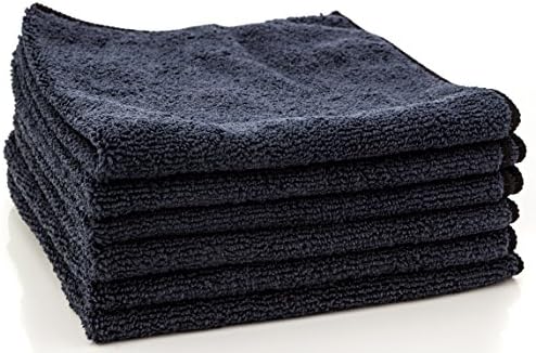 Dry Rite Premium Microfiber Cloth - Pack of 6 Best Cleaning Towels for Fine Auto Finishes & Interiors, Chrome, Kitchen, Bath, TV, Great for Glass- Non Scratching, Streak Free- Use Wet/Dry- 16" x 16"