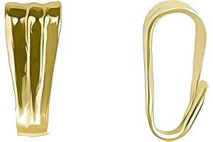 uGems 14k Yellow Gold Tiny Snap-on Bail Pendant