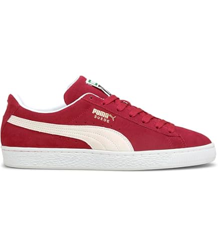 Amazon.com | PUMA Suede Classic High Risk Red/White Men