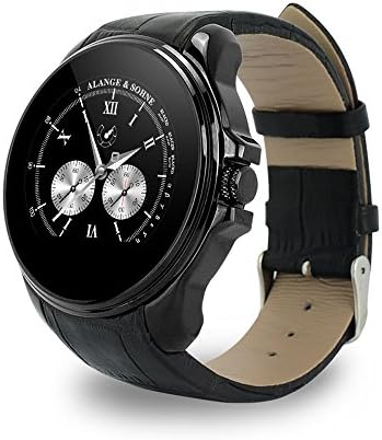 TekBow 2016 Bluetooth Smart Watch Phone Waterproof Ultra-thin Smartwatch Support GSM Card Pedometer Sleep Monitoring BT Music For IOS iPhone Android Phone. (Black)