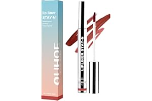 GECOMO Lip Liner Peel Off Lip Liner Tattoo, Peel Off Lip Stain, Long Lasting Lip Stain Peel Off Lip Liner Tattoo Highly Pigmented Lip Tint Stain - Wine Red