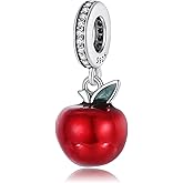 YUMINN 925 Sterling Silver Charms for Bracelets Gold Love and Heart Charms Cherry Blossom Dangle Beads Jewelry for Women