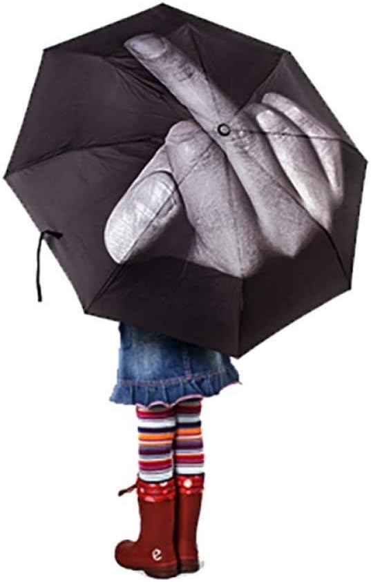 Personality Creative Cool Middle Finger Umbrella 30% Off Impact Resistant Umbrella