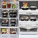 CulinWare Lunch Box Food Storage Container with Lid & Lunch Tray / Meal Prep Portion Control Bento Box, Microwave & Dishwasher Safe, 38 ounce, 10 pack…