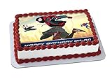EdibleInkArt Spider-Man Into the Spider-Verse Edible Cake Topper Personalized Birthday 1/4 Sheet Decoration Custom Sheet Party Birthday on Wafer Rice Paper