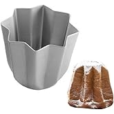 Aluminium Cake Pandoro Molds - Octagonal Bread Baking Pan, Non-stick Cheese Cake Kitchen Accessories, Bakeware Chocolate Moulds for Sweet Candy DIY Making