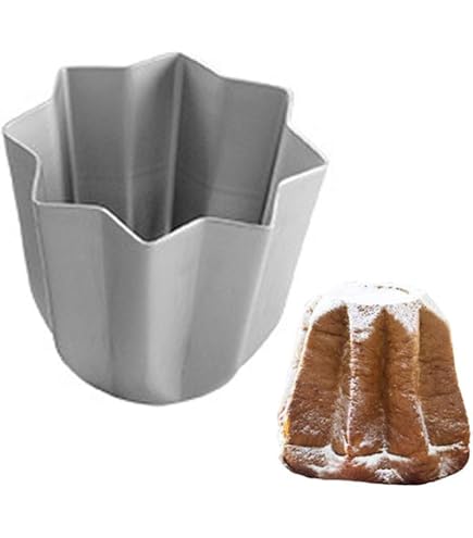 Molde De Aluminio Anodizado Para Pandoro O Bizcochos - Antiadherente, Fácil Desmoldado Y Resistente