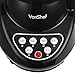 VonShef Fresh Soup Maker Automatic Multifunctional Machine & Smoothie Maker with Blender, Pulse, Steamer, Boiler, 57-Oz Jug, Black