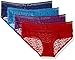 Calvin Klein Women's 4 Pack Stretch Lace Hipster Panty
