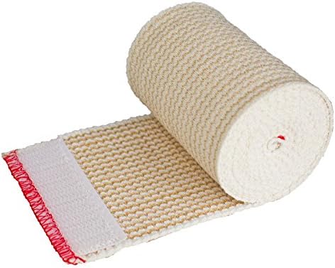 NexSkin 3" Cotton Elastic Bandages - Hook and Loop Closure - Stretches to 15 ft Long - Highest Quality - 1, 2, or 6 Pack